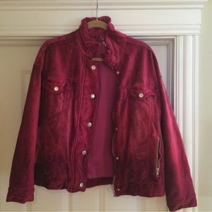 Free People velvet jacket